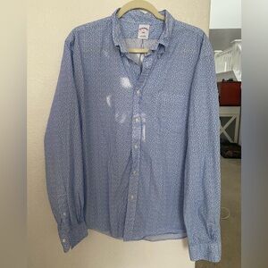 Brooks Brothers All Cotton Button Down Shirt | Size L